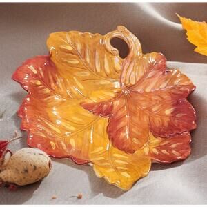 Fitz and Floyd Harvest Large Serving Bowl NEW Can Hold 48 Oz Excellent Shape